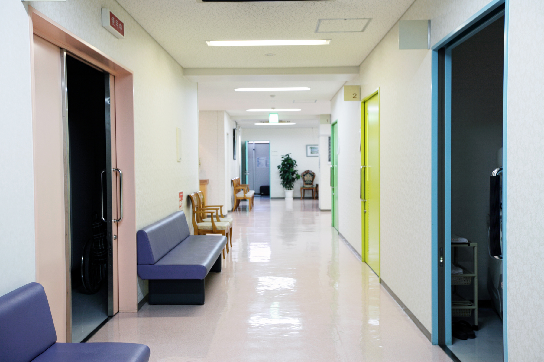 Clinic corridor