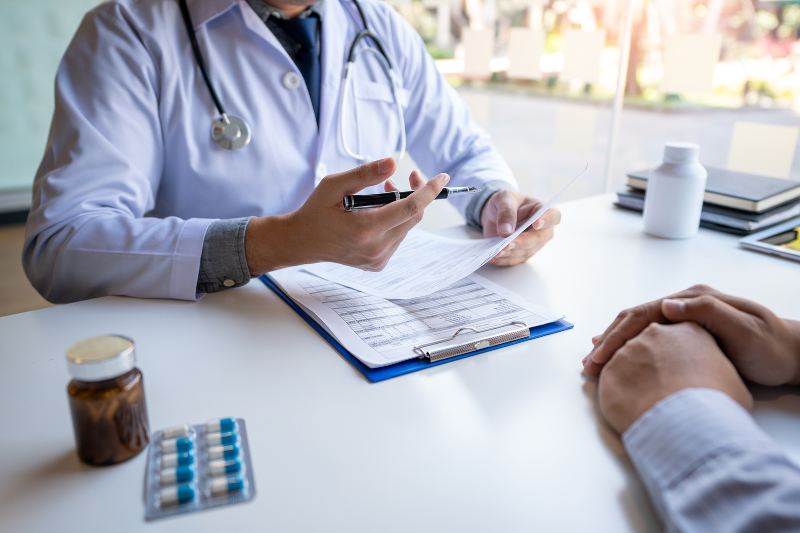 Doctor Giving Medical Consultation 